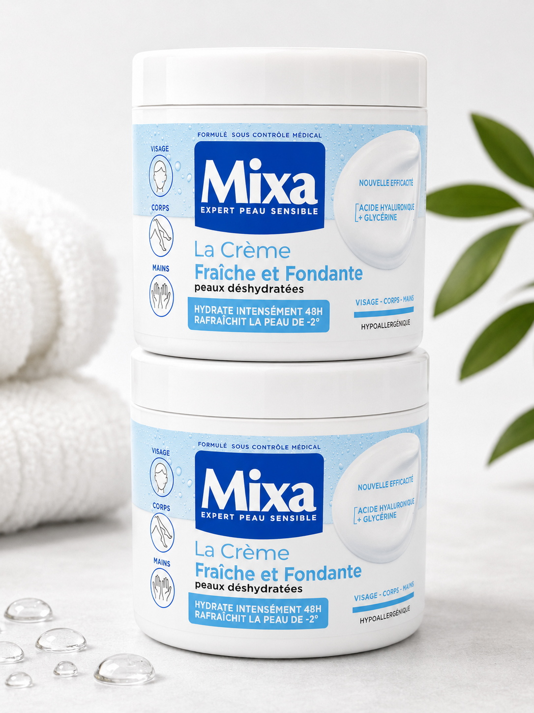 Mixa creme fraiche et fondante 400ml