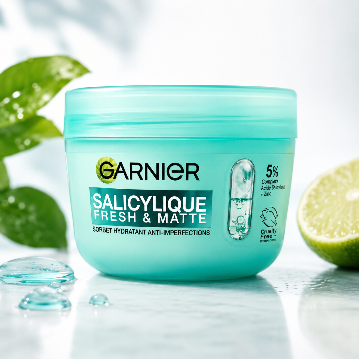 Creme sorbet garnier